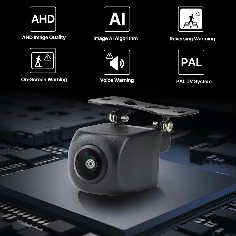 ADAS AI Intelligent Tracking Recognition Car Rear View Parking Cam AHD1080 720P Backup Camera Pedestrian Detection and Warning