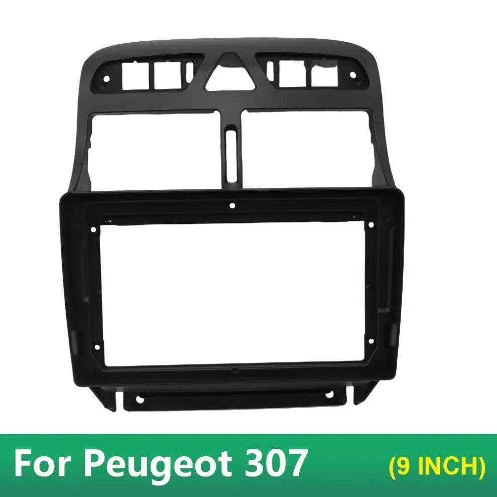 For Peugeot 307 9-inch Car Accessories  Fascia Frame  car radio android  dashboard  car dvd player frame