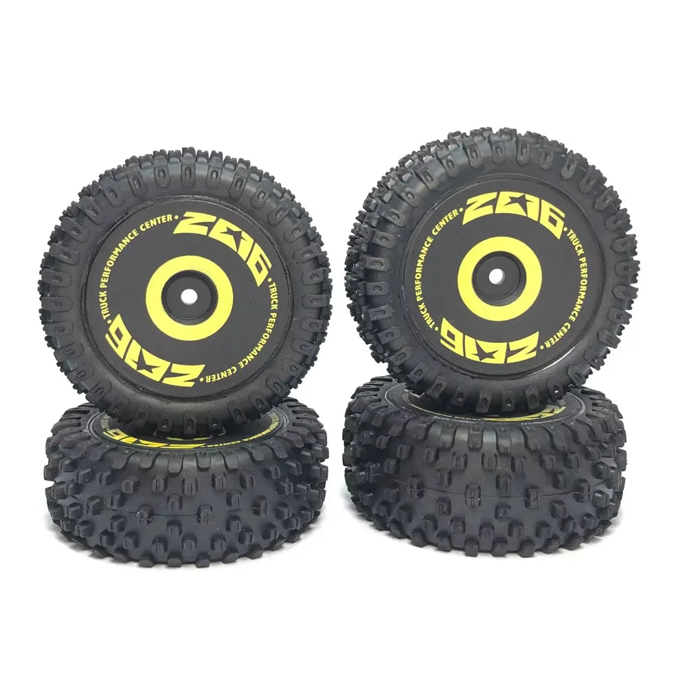 Front Rear Tires Wheel Tyre for Wltoys 144001 144010 124016 124017 124010 ZD Racing BX12 1/12 1/14 RC Off-Road Car Upgrade Parts