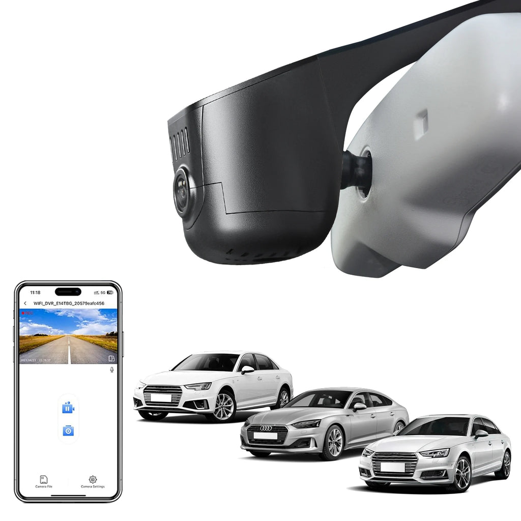 4K Dash Cam For Audi A3 A5 A6 A7 A8 Q2 Q3 Q5 Q7 Q8 S4 S6 S8 B8 C6 C7 RS R8 S5 S6 S7 S8 (Model B/C) WiFi APP GPS Dash Car Camera