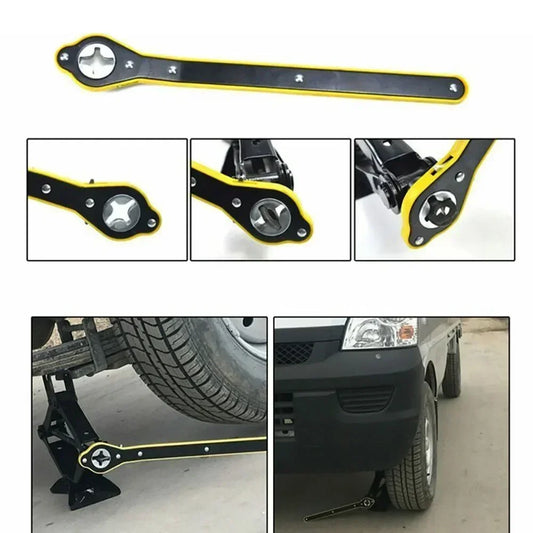Car Scissor Ratchet Wrench Garage Tire Wheel Lug Wrench Handle Repair Tools Wrench Scissor Jack Car Repair Tools