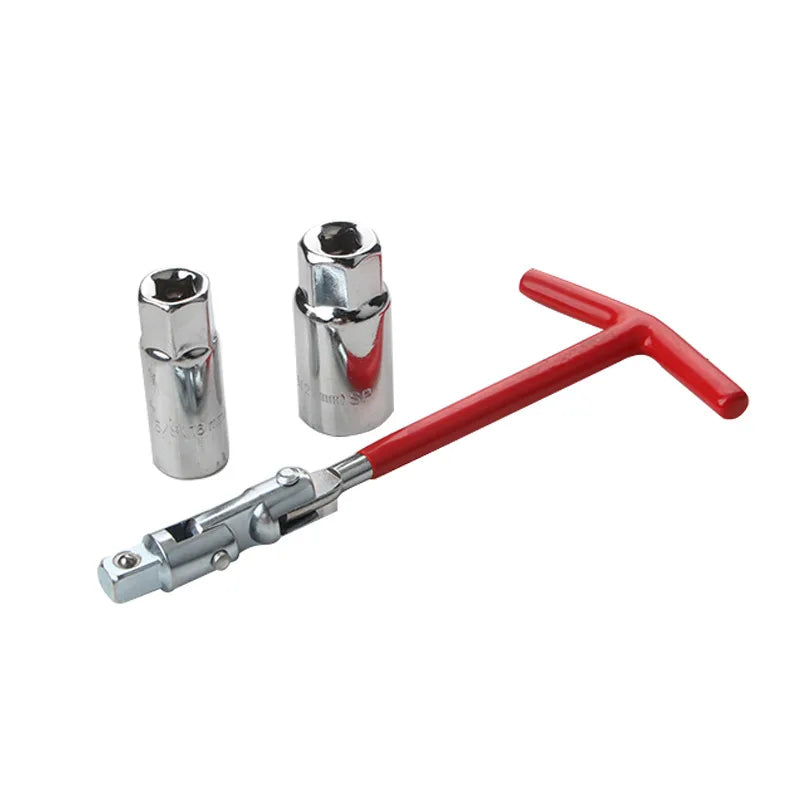 Manguito de bujía tipo T 14 16 21 Herramienta para extracción de bujías de motocicletas y automóviles Juego de herramientas de reparación de automóviles