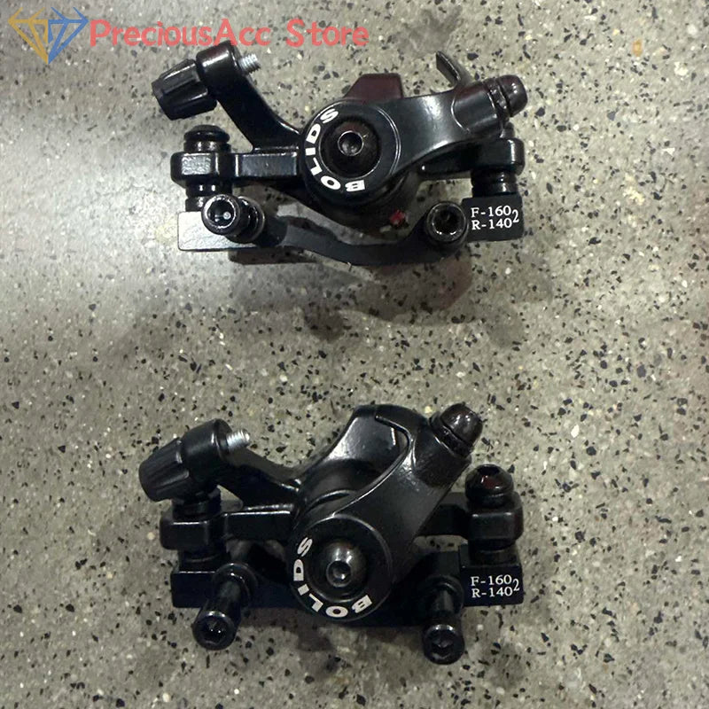 Aluminum Alloy Bicycle Disc Brake Kit Mechanical Line Pulling Disc Brakes Bike Braking System Front Rear Calipe Bike Accessories