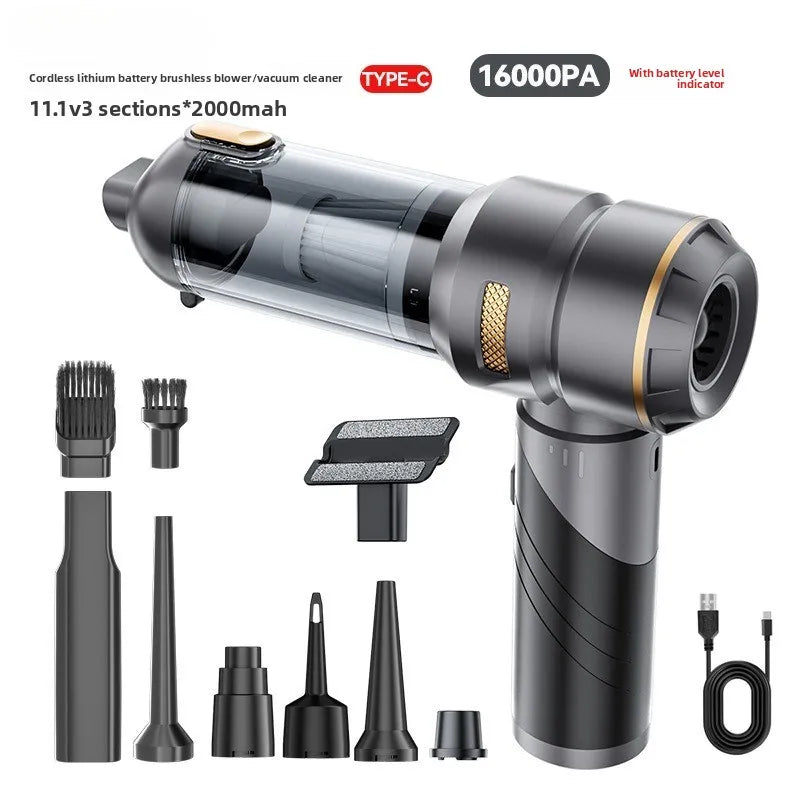 New Car Portable Vacuum Cleaner Household Charging Handheld Brushless Small Dust Blower Large Suction Dust Blower