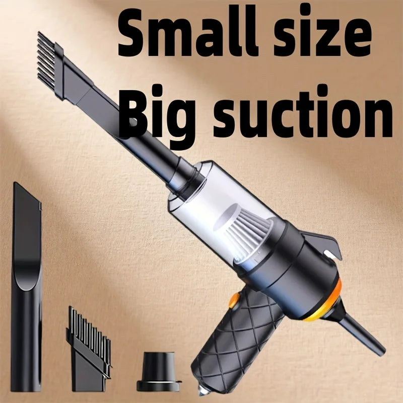 Handheld cordless car vacuum cleaner,suitable for home and car use,powerful cordless mini car detailing tool,quick home cleaning