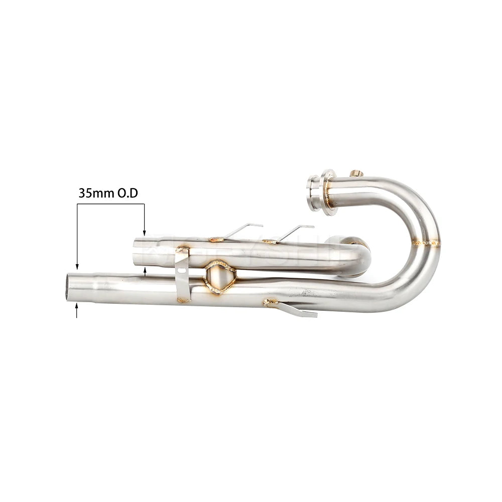 For Triumph Scrambler 1200 2019 2020 Escape Slip-on Motorcycle Exhaust Muffler Header Link Pipe Slip-on
