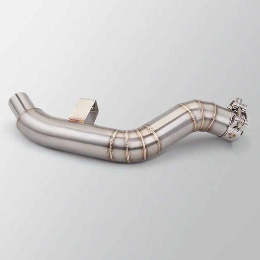 Exhaust Motorcycle Escape Stainless Steel Middle Link Pipe Moto Muffler Slip On For Benelli 502C 502