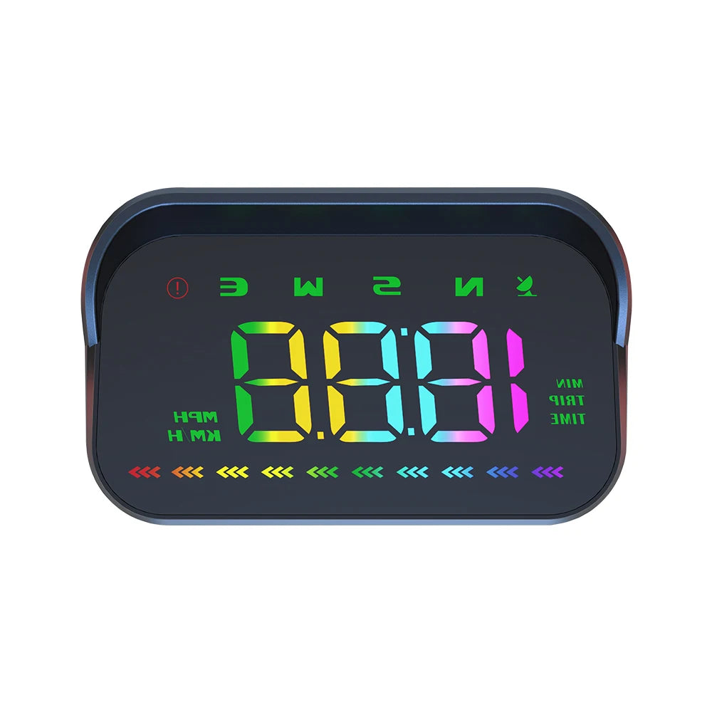 GPS Display Dual System HUD Car Auto Electronics Head-Up Display Windshield Projector Digital Accessories For Gasoline Car