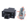 1PC Motorcycle Electric Vehicle Modification Parts Motorcycle Warning Lights Dual Flash Switches Turn Signal Lights Starter