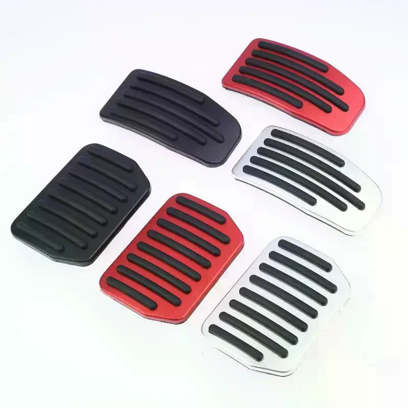Car Foot Pedal Pads Cover Non-slip Accelerator Brake Rest Performance Metal Mats Vehicle Accessories For Model 3 Y