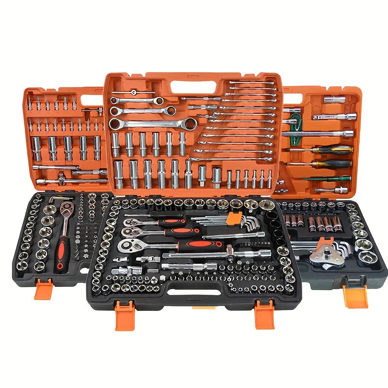 Stainless Steel Automotive Repair Tool Kit - Essential Maintenance Accessories For Off-Road Motorcycles