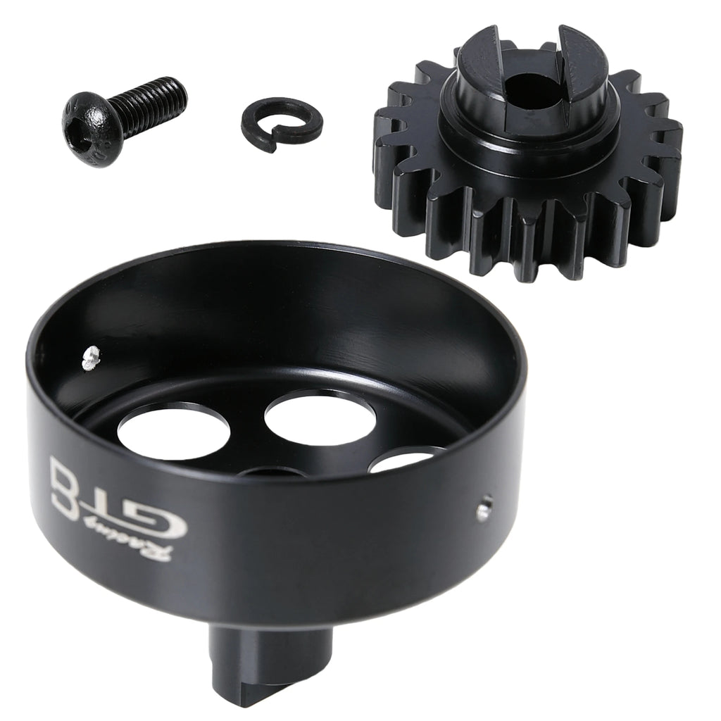 GTBRacing RC Car 1/5 LOSI 5IVE T Steel Engine Clutch Bell  with Gear Set Upgrade Part