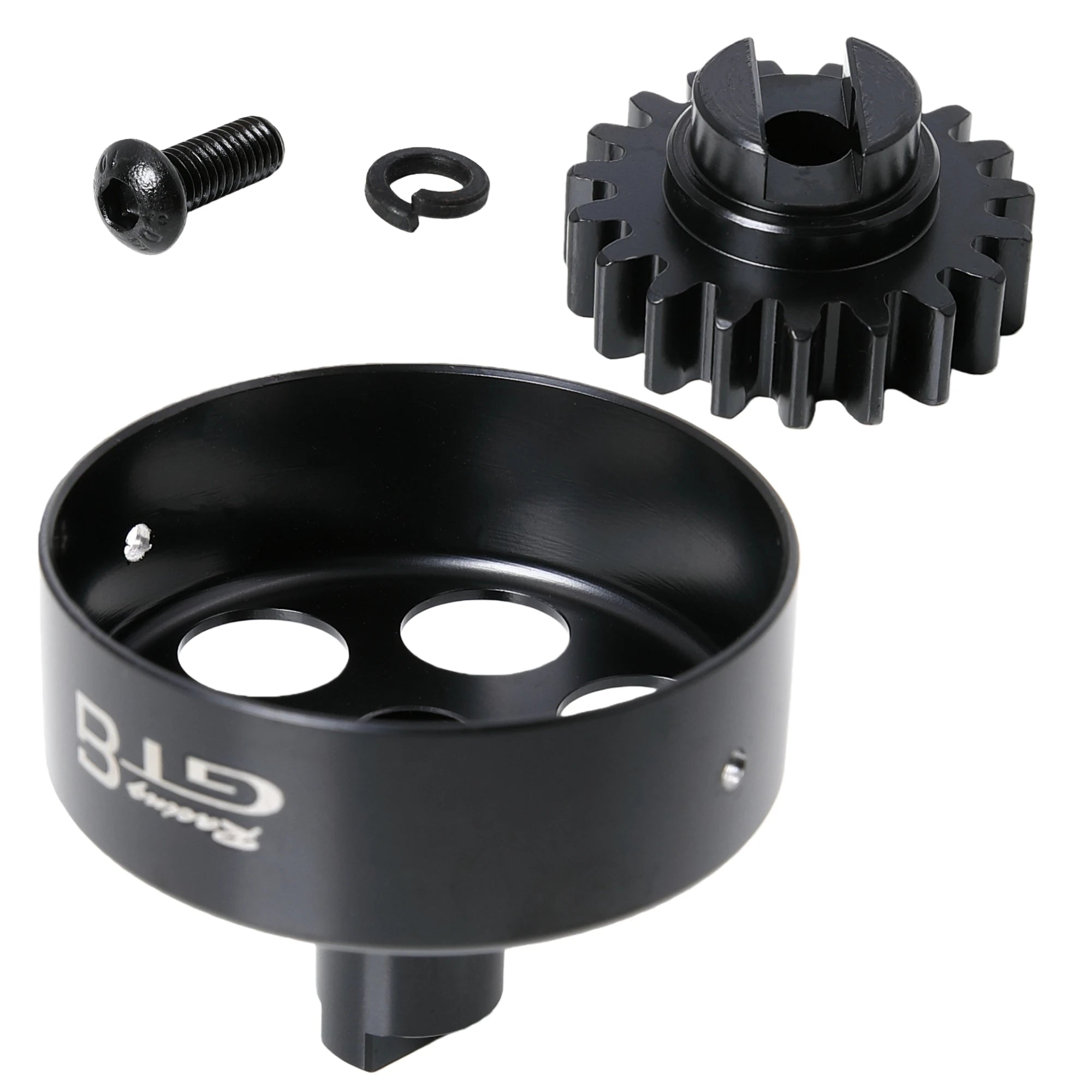 GTBRacing RC Car 1/5 LOSI 5IVE T Steel Engine Clutch Bell  with Gear Set Upgrade Part