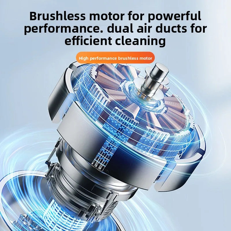 Car vacuum cleaner Wireless charging Car high suction power Handheld mini car vacuum cleaner