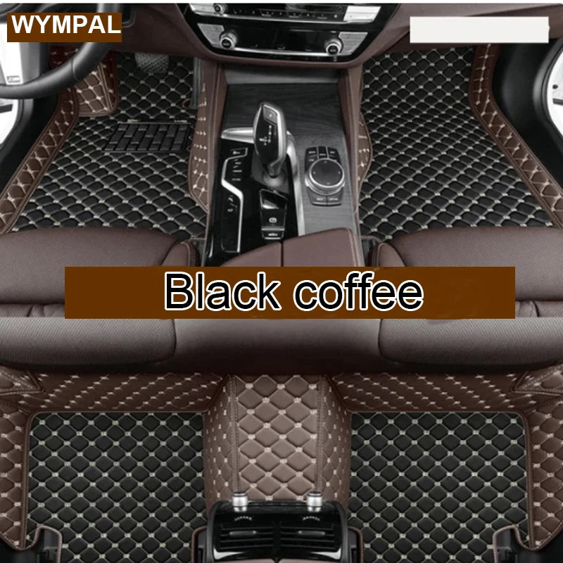 Car Floor Mats For Chrysler 300 300C 2004~2010 Non-slip Carpets Leather Floor Mat Rugs Pad Car Accessories Anti-dirt pad 2008