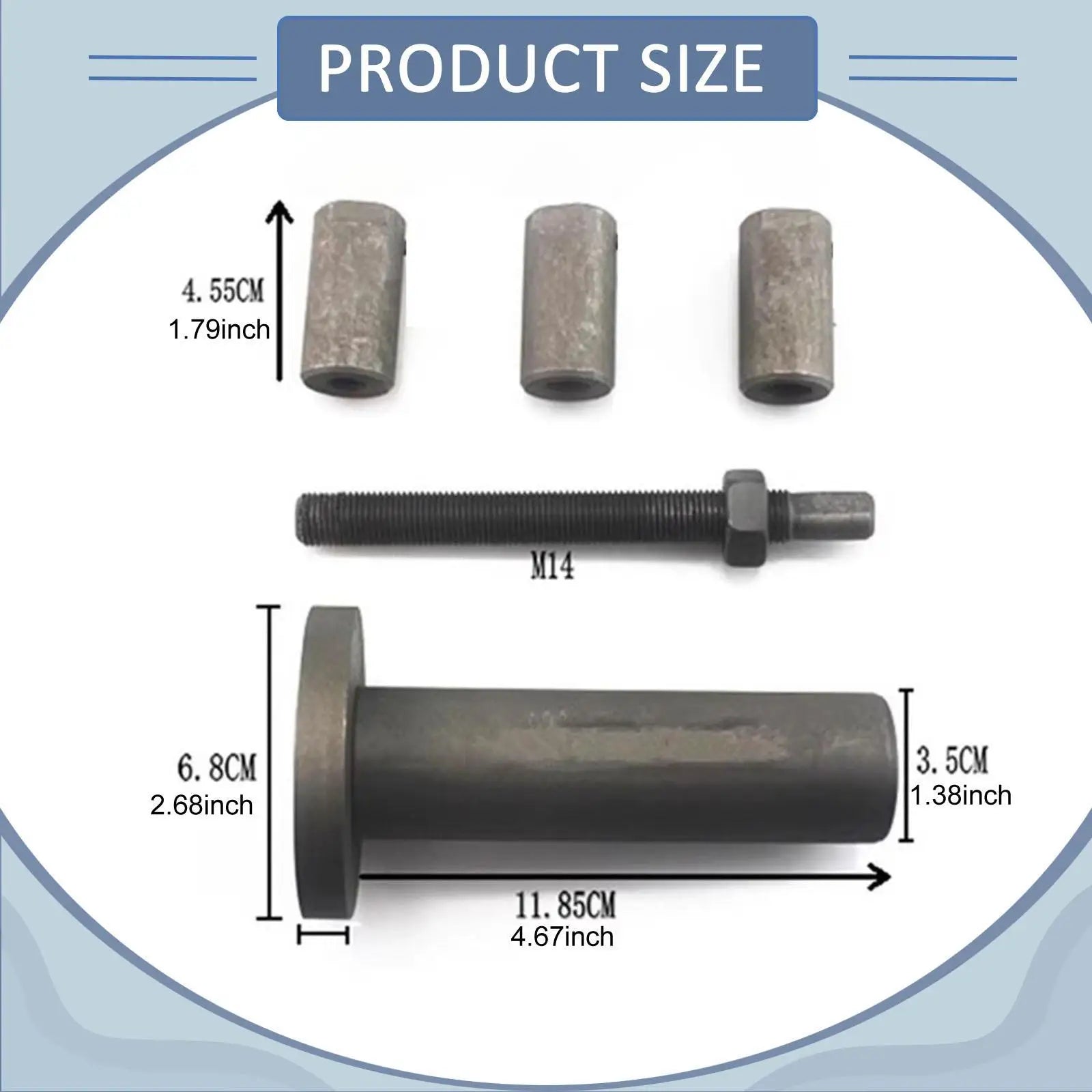 Motorcycle Crankshaft Installer Tool,Multi Purpose,Replacement Steel Easy Installation Good Performance Professional Accessories