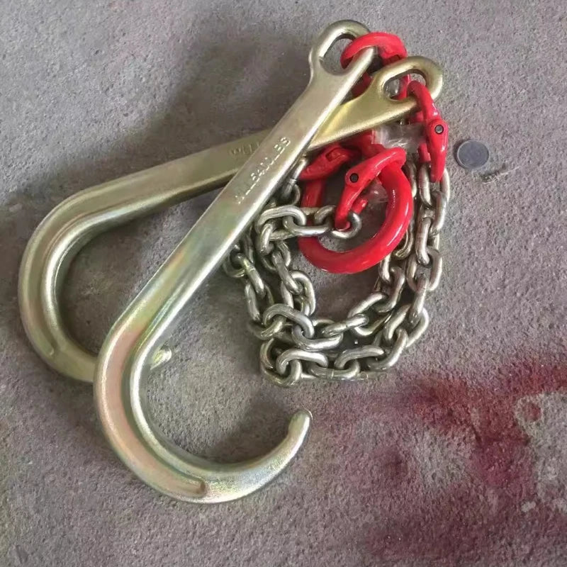 Camión de rescate en carretera Remolque Grúa Accesorios Gancho Cadena Gancho Níspero Grúa