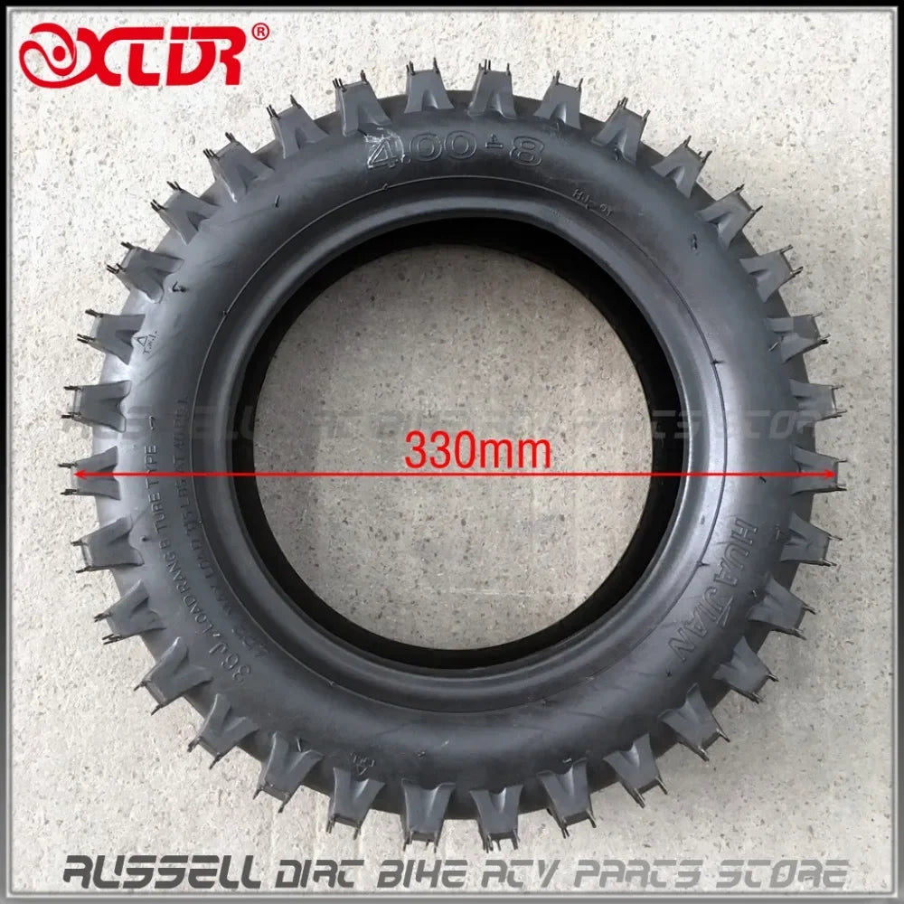 4.80 4.00-8 8 inch STUD Outer Tire Tyre For Lawn Tractor Wagon Buggy UTV Snowblower Off-Road ATV Spare Parts Accessories
