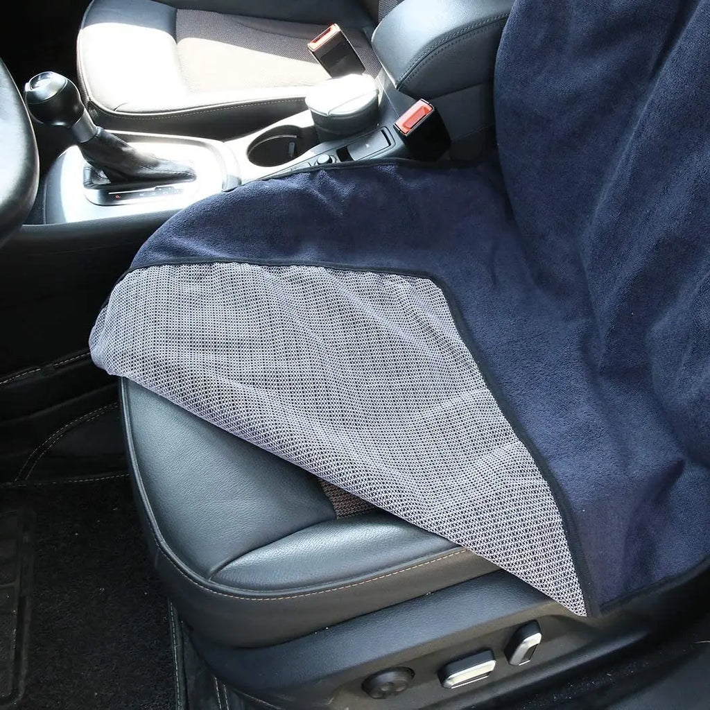 Front Car Seat Cover Waterproof Non-slip Sweat Towel Seat Cover for Truck SUV