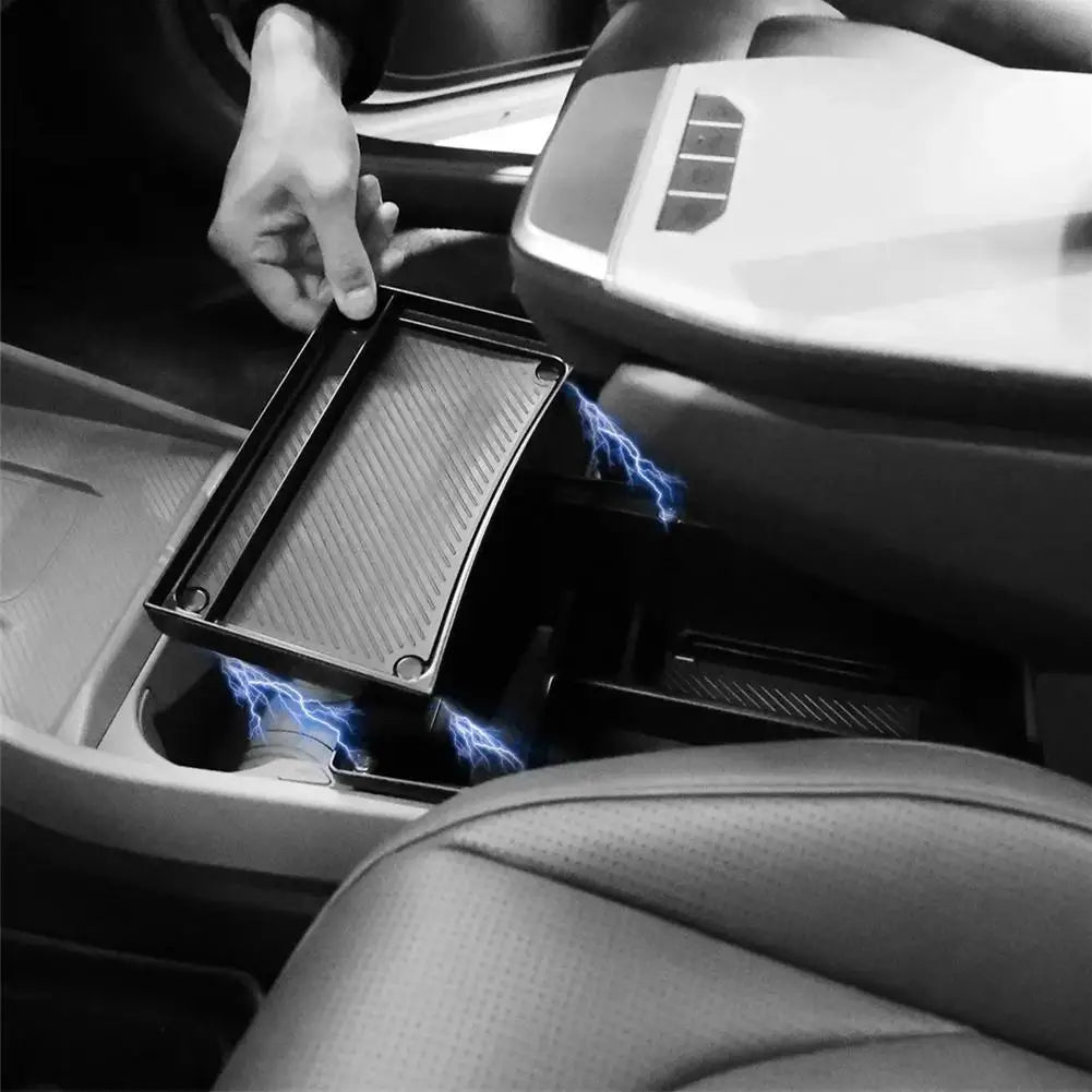 Car Armrest Storage Box For Kia Ev3 Organizer Holder Tray Car Center Console Organizer Tray Car interior Storage Accessories