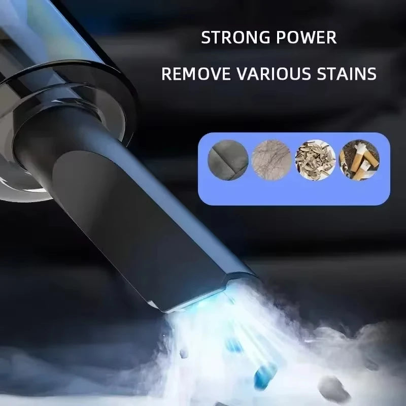 Lenovo Car Vacuum Cleaner 120W High Power USB Charge Handheld Cordless Vacuum Cleaner Strong Suction Car Home 69980000pa New