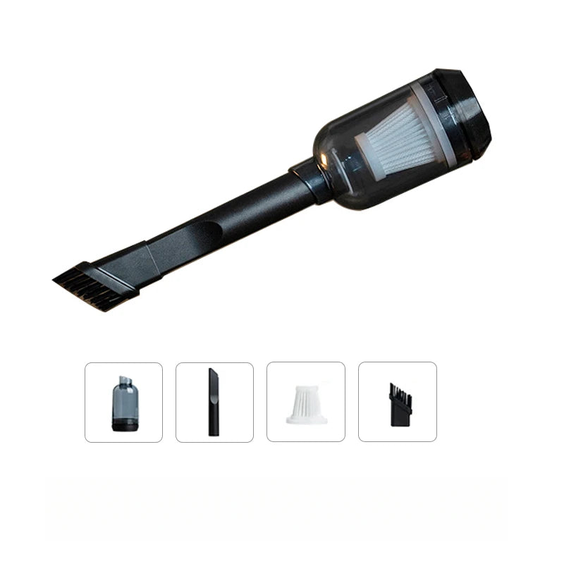 Wireless Mini Handheld Car Vacuum 130000RPM Cleaner High-Power Suction Blowing Perfect for Cleaning Drying