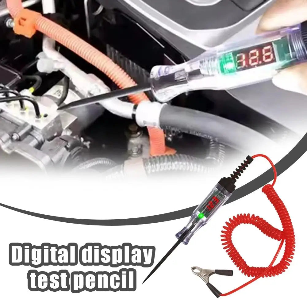 6V 12V 24V Car Truck Voltage Circuit Tester Auto Car Diagnostic Probe Test Pen Light Bulb Electric Measuring Pen Repair Tools