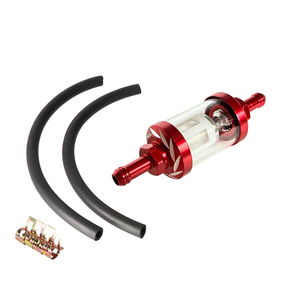 Reusable Washable 8mm Universal Inline Fuel Filter for ATV Kawasaki KTM Yamaha Honda CRF Series Parts
