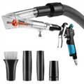 Vacuum& Air Blow Gun 2IN1 Car Interior Cleaning Tool Kit With Adjustable Air Flow Nozzle, Quickly Removes Dirt Blast