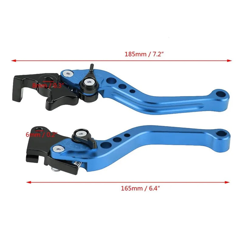 Motorcycle Clutch&Brake Handle-Universal Adjustable Double Disc Brake Lever for Drum&Disc Brakes-Upgrade Your Bike's Performance