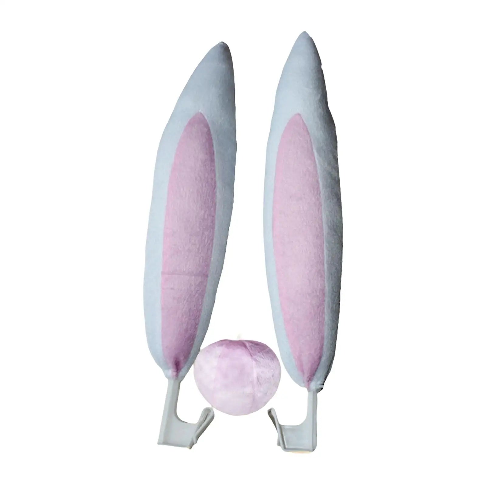 Car Decoration Accessory Rabbit Ears Truck Accessory Animal Style Gifts Nose Easter Decoration Portable Car Decoration