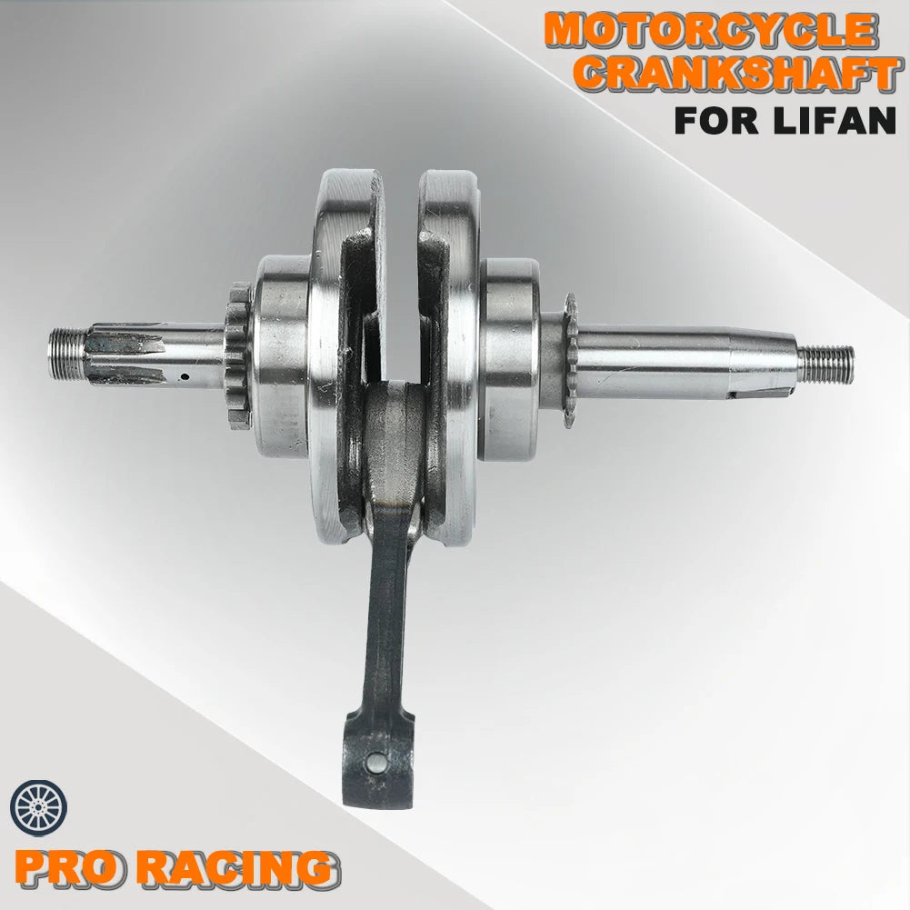 125cc Motorcycle Crankshaft For Lifan LF 125 Air Oil Cooling Horizontal Engine Dirt Pit Bike ATV Quad Parts 1P52FMI