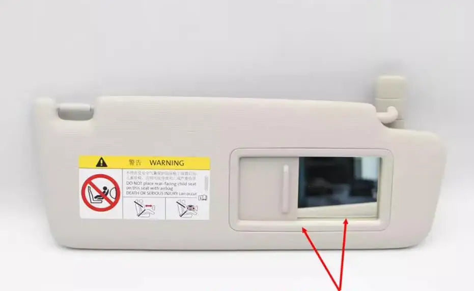 For Skoda Karoq  2015 2016 2017 2018 2019 2020 2021 2022 Interior Sunvisor With Mirror Front visor assembly  Car accessory