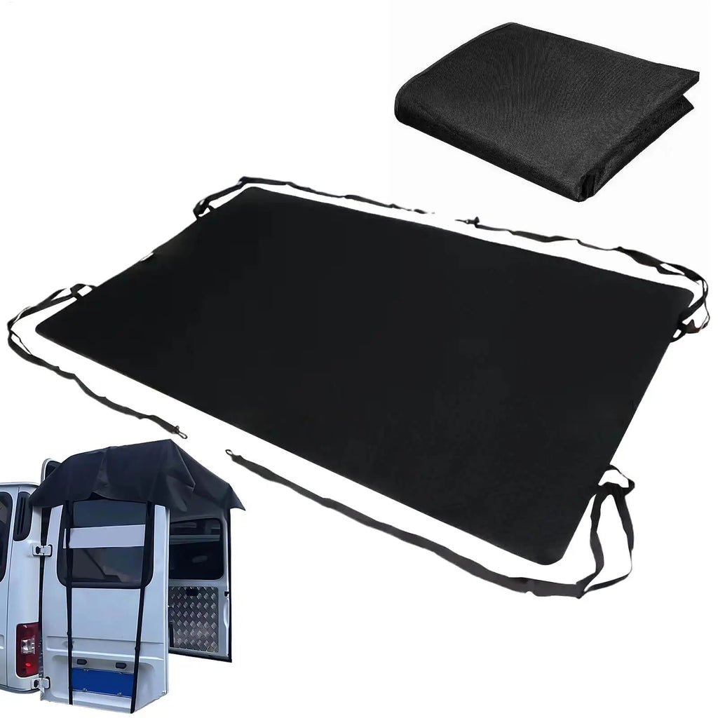 Rear Door RV Awning Campervan Rear Door Cover Windproof Truck Van Rear Protector for Camping Hiking Beach Picnic Outdoors