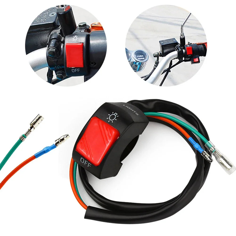 Switch Motorcycle Handlebar Car Accessories Handlebar Headlight Switch Headlight Fog Spot Light Motorcycle Handlebar For Car