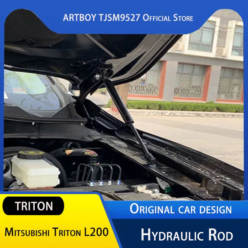 For Mitsubishi Triton L200 Hydraulic Rod Hood Support Rod Pickup L200 Shock Lift Struts Support Arm Bars Modification Accessorie