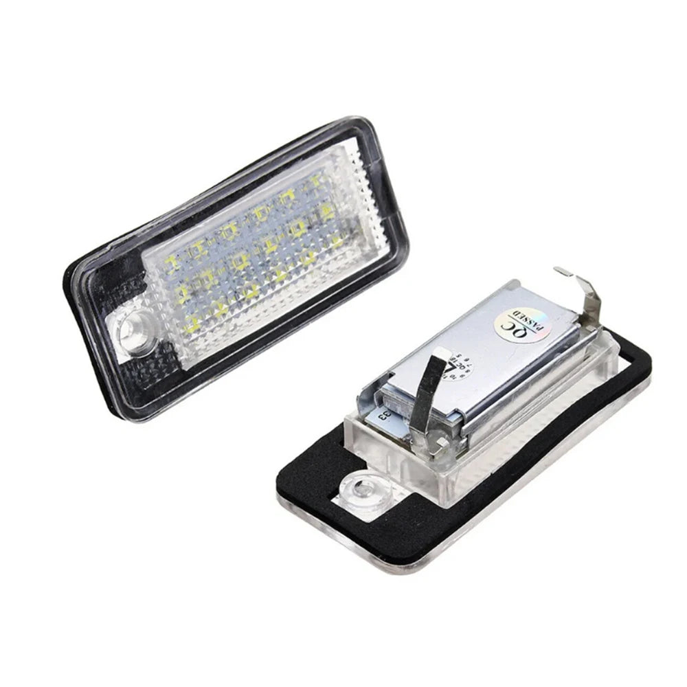 Car Led Light number plate lamp For Audi A3 8P S3 A4 B6 B7 A6 S6 A8 RS4 Q7 License Plate Lights Led Bulb Auto accessories