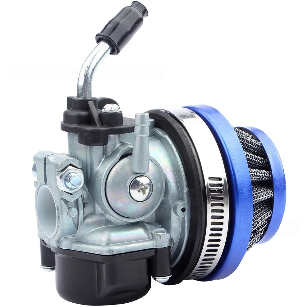 Motorcycle Carburetor Air Filter kit for Most 49cc 50cc 80cc 2 stroke Chinese Engines Moped Scooter ATV Quad Buggy Pit Bike Blue