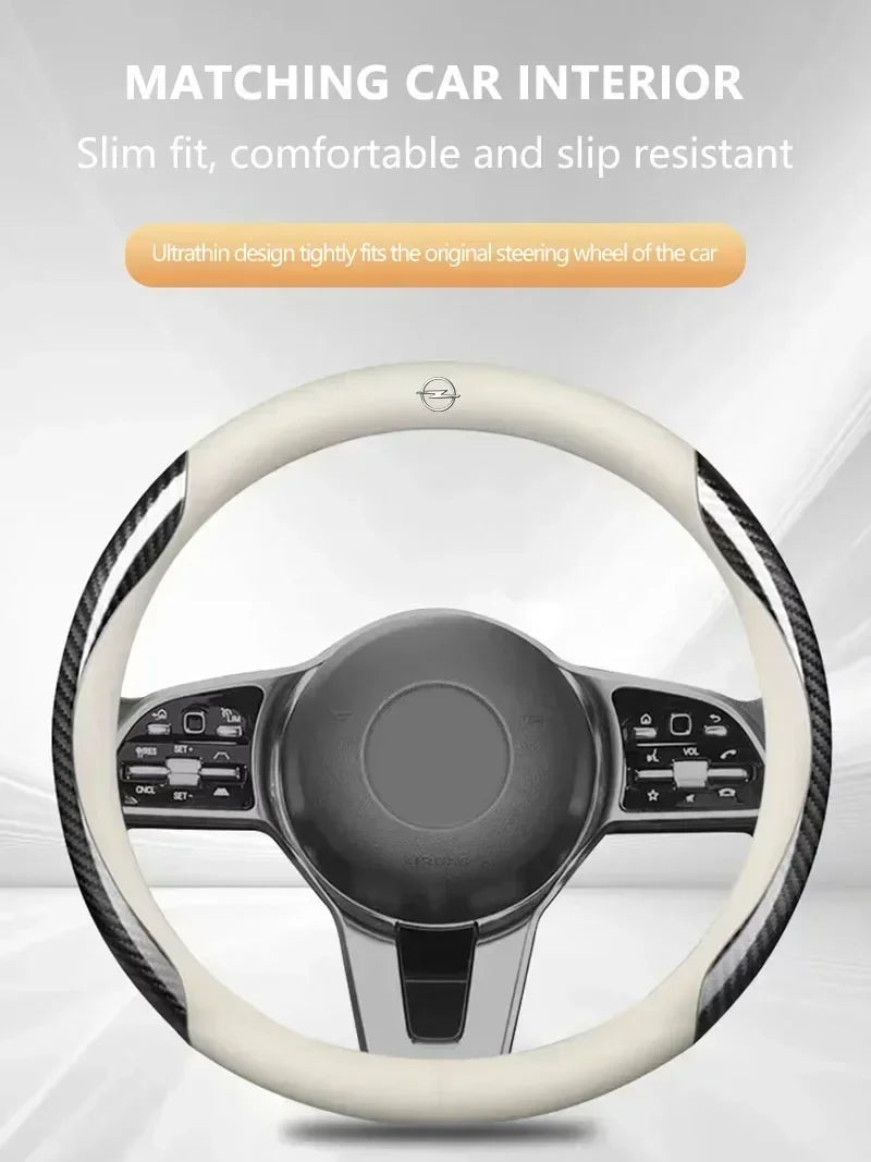 Anti-slip accessories for the interior of car steering wheel covers For Opel Insignia Astra Antara Meriva Zafira H G Corsa