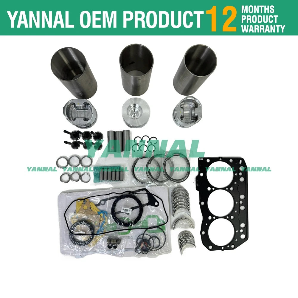 For ISUZU 3AB1 Crankshaft Main Bearing Connecting Rod Bearing Set Thrust washer