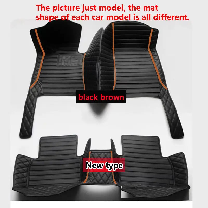 Car floor mats for Ford Mustang 2011 2012 2013 2014 Custom auto foot Pads automobile carpet cover