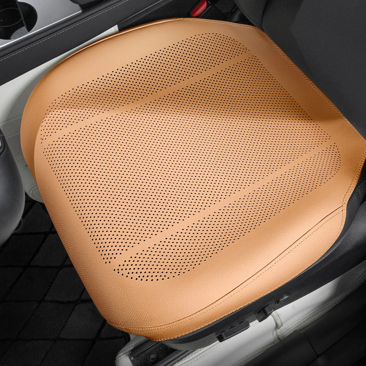 Leather Car Seat Cover Universal Front Seat Protection Cushion For KIA RIO Sorento K3 K4 K5 K7 K9 Opirus Sportage R Ceed Stinger