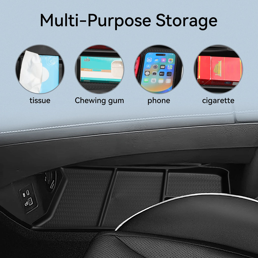 for Chery OMODA C5 EV 2024-2025 Center Console Lower Layer Storage Box Organizer Tidying Interior Accessories Car Storage Box