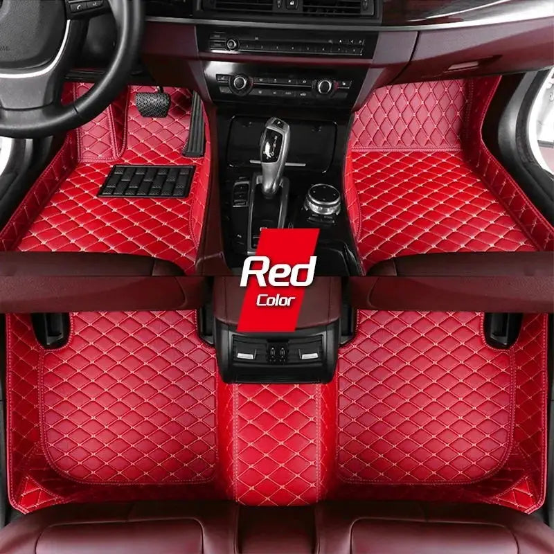 Custom Made Leather Car Floor Mats For Dacia Duster 2010 2011 2012 2013 2014 2015 2017 Carpets Rugs Foot Pads Accessories