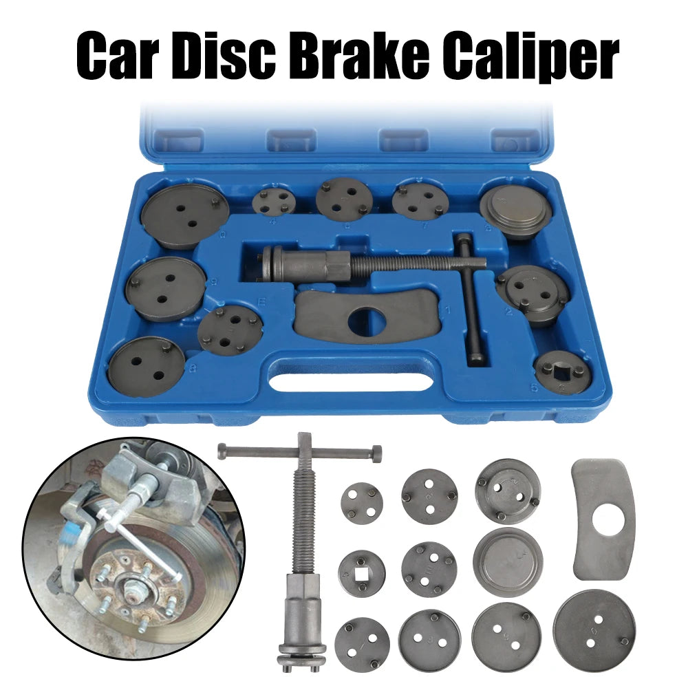 Car Disc Brake Caliper Durable And Reliable Convenient 12PCS/13PCS Rewind Back Brake 1 Set Piston Compressor Tool Kit Set