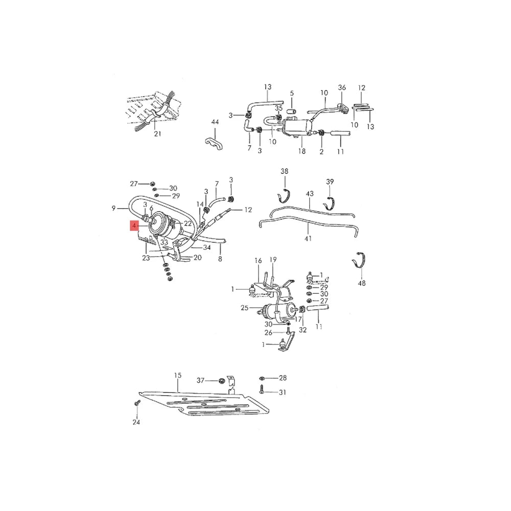 Fuel Filter Gas Filter for Audi S4 A8 TT Quattro VW Golf MK4 Bora Jetta Beetle Octavia Seat Leon Toledo 1J0201511A 1J0 201 511A