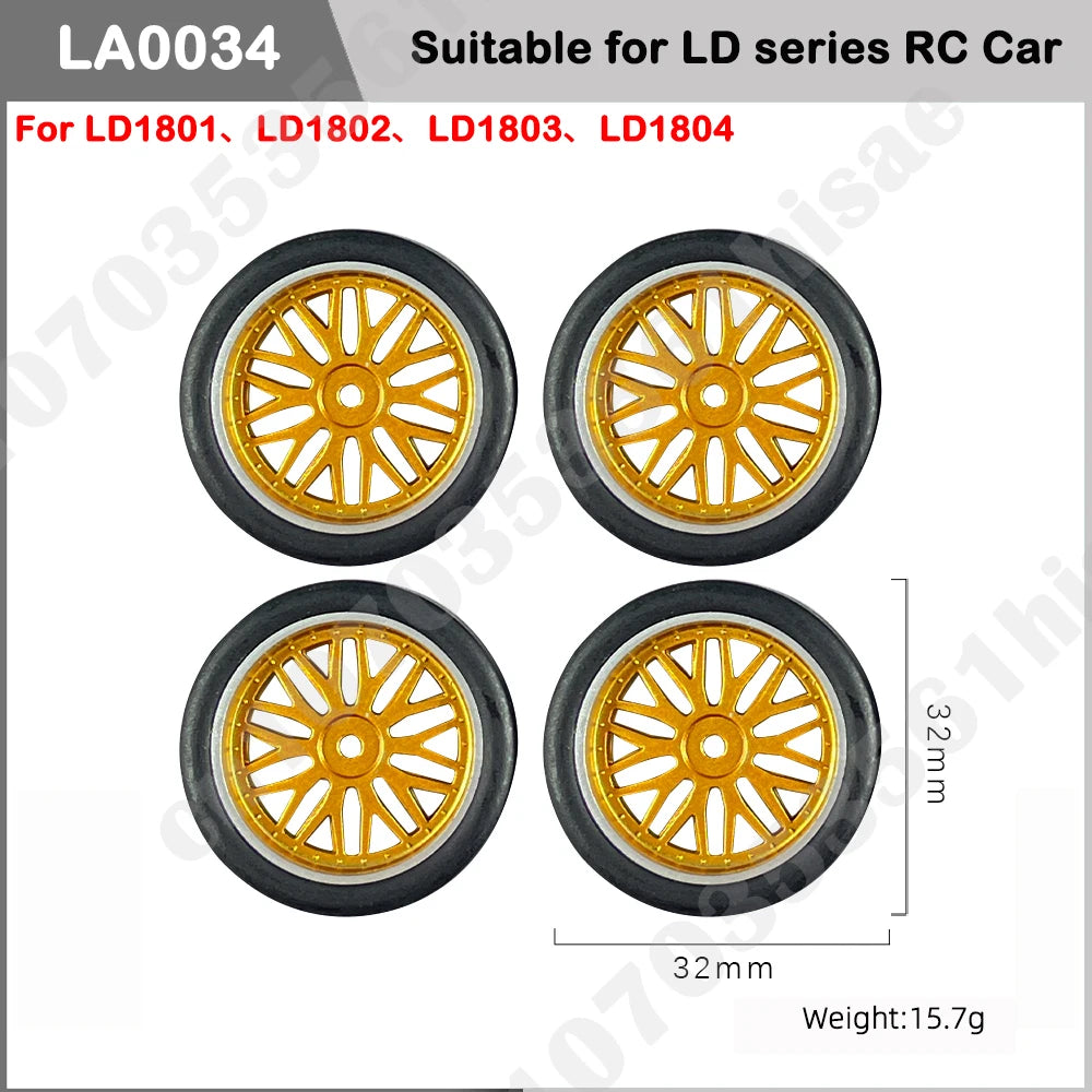 LDRC Parts AE86 LD1801 LD1802 LD1803 LD1804 A01 A02 1/18 RC Car Spare Drift Tire Parts Upgrade Accessories