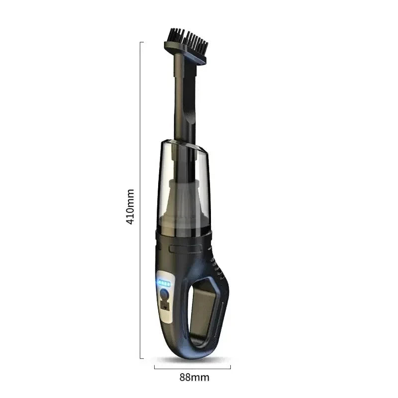 Lenovo Car Vacuum Cleaner 120W High Power USB Charge Handheld Cordless Vacuum Cleaner Strong Suction Car Home 69980000pa New