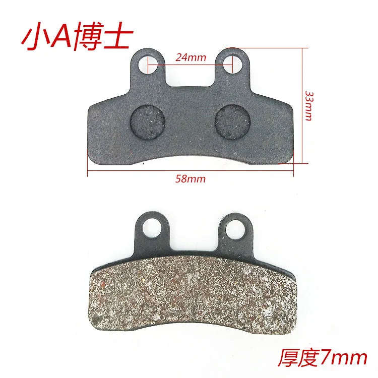 Pastillas de freno de disco delanteras y traseras para motocicletas de 50 cc, 125 cc, 150 cc y 250 cc, CBR, CRF, CTCT, CBX, scooter y ciclomotor.