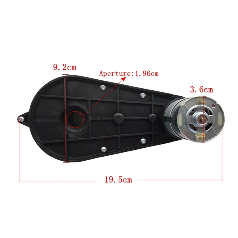 Children's electric car 550 24V 12000rpm high-power reducer, high-torque and fast-speed 24V DC motor